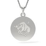 Fashion, accesorii si bijuterii - Femei - Bijuterii femei - Coliere femei - Lantisor cu pandantiv din argint model Taur - Infinity.ro
