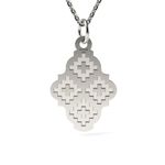 Fashion, accesorii si bijuterii - Femei - Bijuterii femei - Coliere femei - Lantisor cu pandantiv din argint model Motive Traditionale Ardeal - Infinity.ro