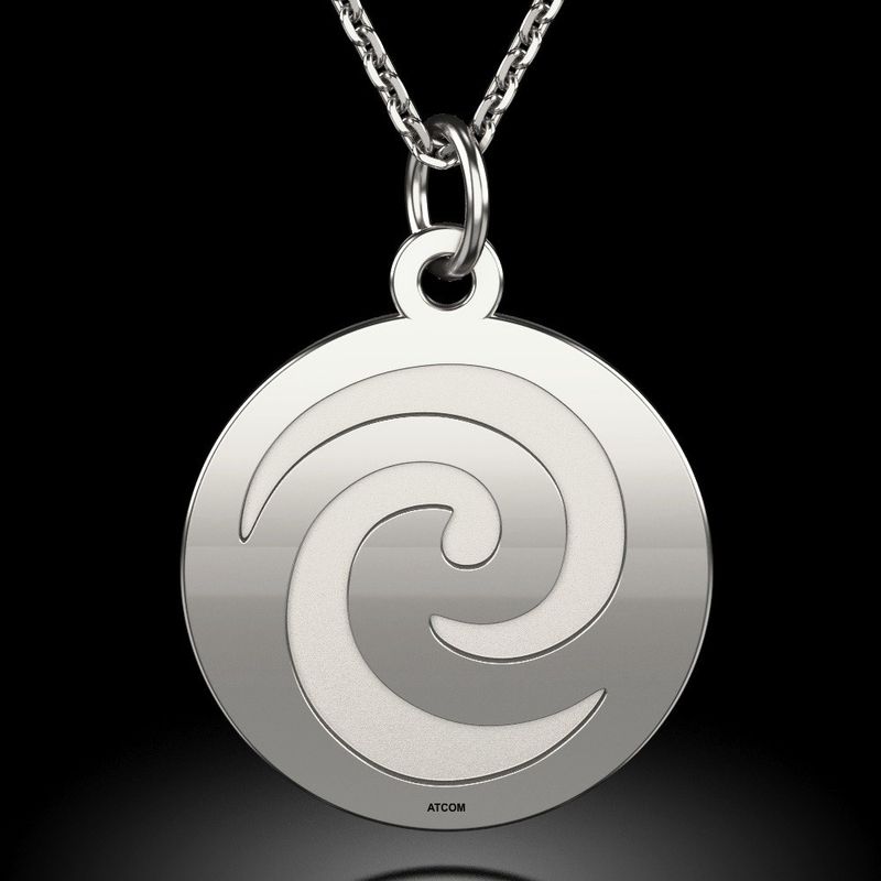 Fashion, accesorii si bijuterii - Femei - Bijuterii femei - Coliere femei - Lantisor cu pandantiv din argint model Magic mirage - Infinity.ro