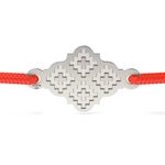 Fashion, accesorii si bijuterii - Femei - Bijuterii femei - Bratari femei - Bratara din argint cu snur Motive Traditionale Ardeal - Infinity.ro