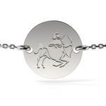 Fashion, accesorii si bijuterii - Femei - Bijuterii femei - Bratari femei - Bratara cu lantisor din argint model Sagetator - Infinity.ro