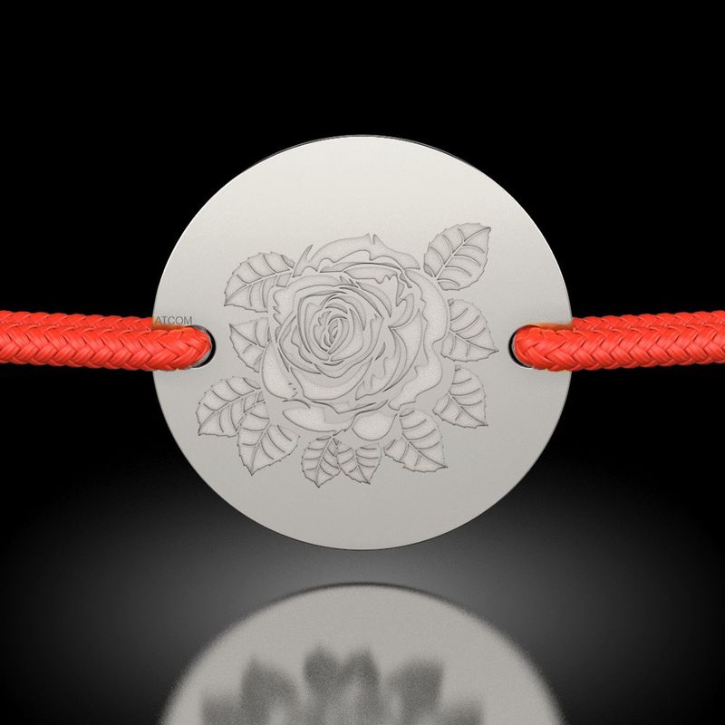 Fashion, accesorii si bijuterii - Femei - Bijuterii femei - Bratari femei - Bratara din argint model Rose from the heart - Infinity.ro