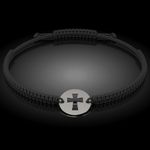 Fashion, accesorii si bijuterii - Femei - Bijuterii femei - Bratari femei - Bratara din argint cu snur model Ortodox 16 - Infinity.ro