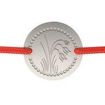 Fashion, accesorii si bijuterii - Femei - Bijuterii femei - Bratari femei - Bratara din argint cu snur model Ghiocei - Infinity.ro