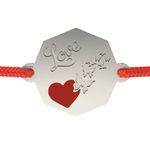 Fashion, accesorii si bijuterii - Femei - Bijuterii femei - Bratari femei - Bratara din argint cu snur model Butterflies From my Heart - Infinity.ro