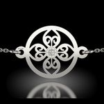 Fashion, accesorii si bijuterii - Femei - Bijuterii femei - Bratari femei - Bratara cu lantisor din argint model 64 - Infinity.ro