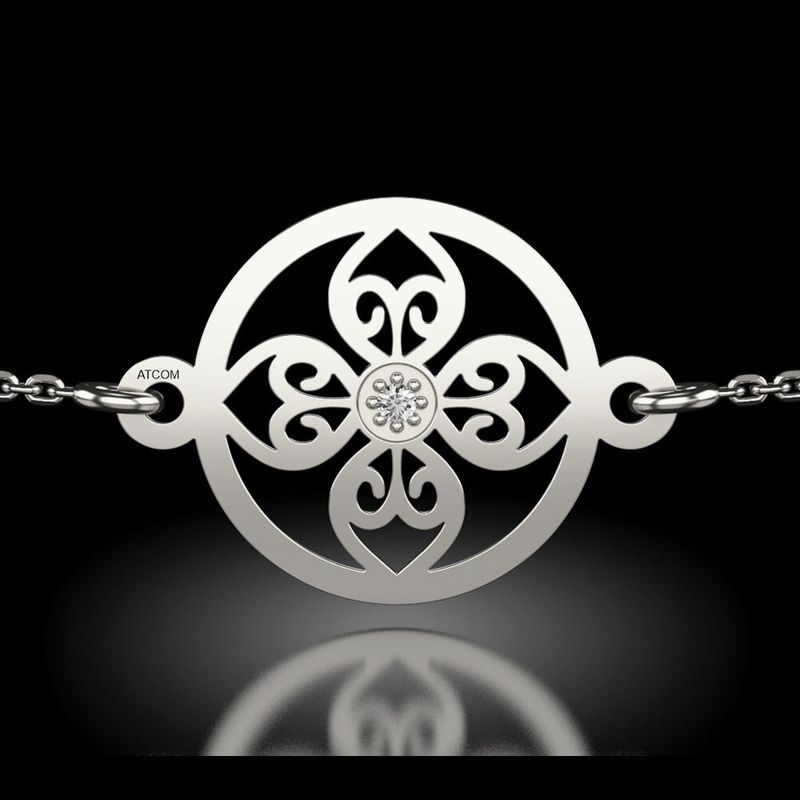 Fashion, accesorii si bijuterii - Femei - Bijuterii femei - Bratari femei - Bratara cu lantisor din argint model 64 - Infinity.ro