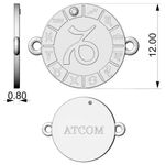 Fashion, accesorii si bijuterii - Femei - Bijuterii femei - Bratari femei - Bratara cu lantisor din argint model Capricornus - Infinity.ro