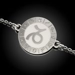 Fashion, accesorii si bijuterii - Femei - Bijuterii femei - Bratari femei - Bratara cu lantisor din argint model Capricornus - Infinity.ro