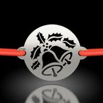 Fashion, accesorii si bijuterii - Femei - Bijuterii femei - Bratari femei - Bratara din argint cu snur model Clopotelul minunat - Infinity.ro