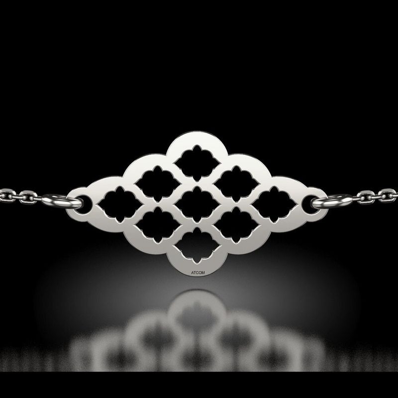 Fashion, accesorii si bijuterii - Femei - Bijuterii femei - Bratari femei - Bratara cu lantisor din argint model 62 - Infinity.ro