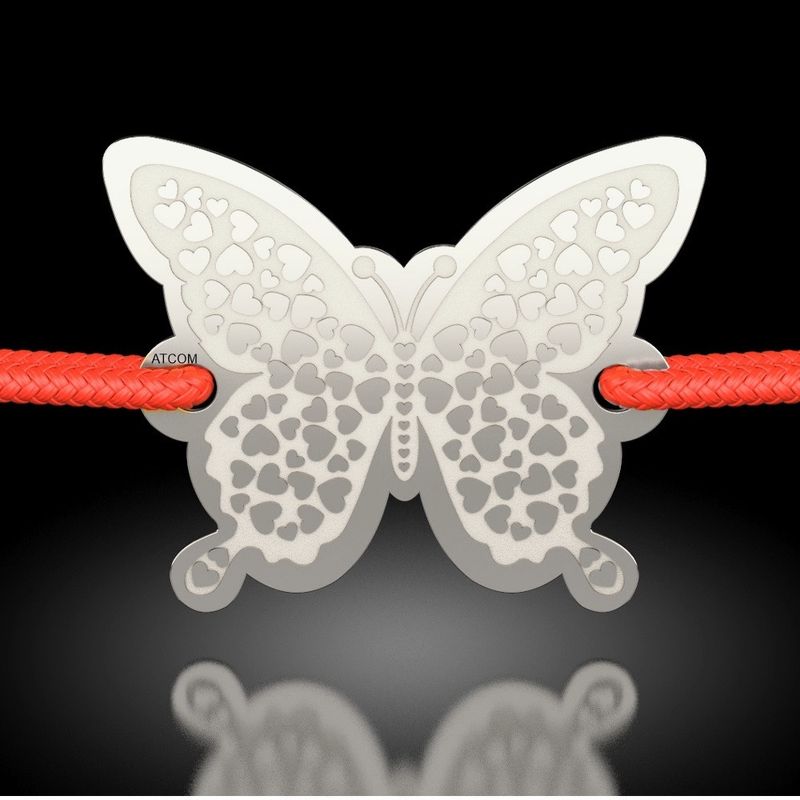 Fashion, accesorii si bijuterii - Femei - Bijuterii femei - Bratari femei - Bratara din argint model Happy Butterfly - Infinity.ro