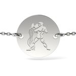 Fashion, accesorii si bijuterii - Femei - Bijuterii femei - Bratari femei - Bratara cu lantisor din argint model Varsator - Infinity.ro