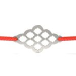 Fashion, accesorii si bijuterii - Femei - Bijuterii femei - Bratari femei - Bratara din argint cu snur model 62 - Infinity.ro