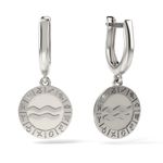 Fashion, accesorii si bijuterii - Femei - Bijuterii femei - Cercei femei - Cercei din argint model Aquarius - Infinity.ro