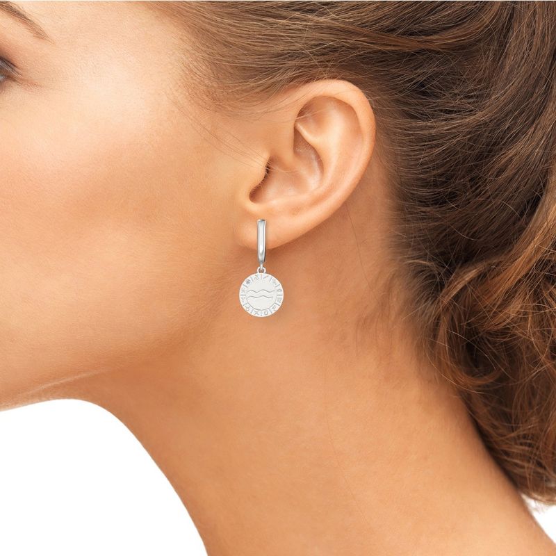 Fashion, accesorii si bijuterii - Femei - Bijuterii femei - Cercei femei - Cercei din argint model Aquarius - Infinity.ro