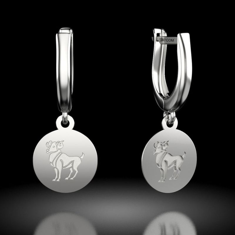 Fashion, accesorii si bijuterii - Femei - Bijuterii femei - Cercei femei - Cercei din argint model Berbec - Infinity.ro