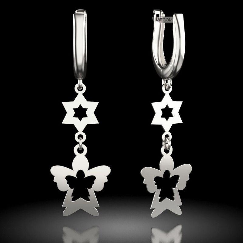 Fashion, accesorii si bijuterii - Femei - Bijuterii femei - Cercei femei - Cercei din argint model 20 - Infinity.ro