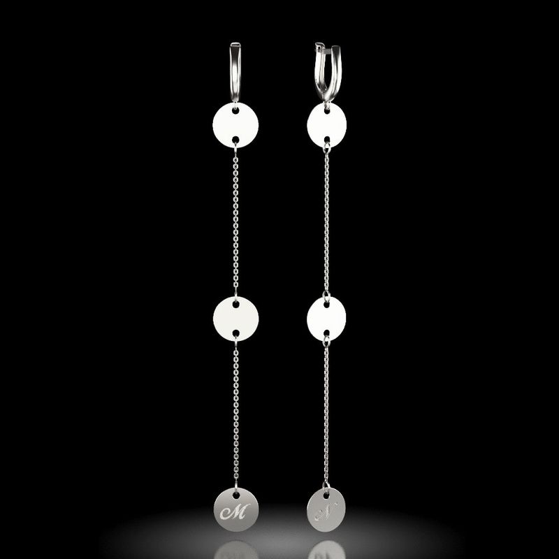 Fashion, accesorii si bijuterii - Femei - Bijuterii femei - Cercei femei - Cercei din argint model 43 - Infinity.ro