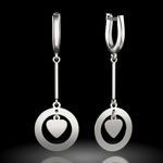 Fashion, accesorii si bijuterii - Femei - Bijuterii femei - Cercei femei - Cercei din argint model 19 - Infinity.ro