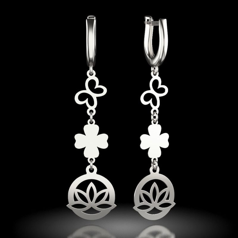 Fashion, accesorii si bijuterii - Femei - Bijuterii femei - Cercei femei - Cercei din argint model 21 - Infinity.ro