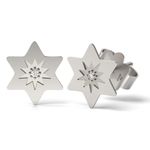 Fashion, accesorii si bijuterii - Femei - Bijuterii femei - Cercei femei - Cercei din argint model Steluta norocoasa - Infinity.ro