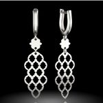 Fashion, accesorii si bijuterii - Femei - Bijuterii femei - Cercei femei - Cercei din argint model 62 - Infinity.ro