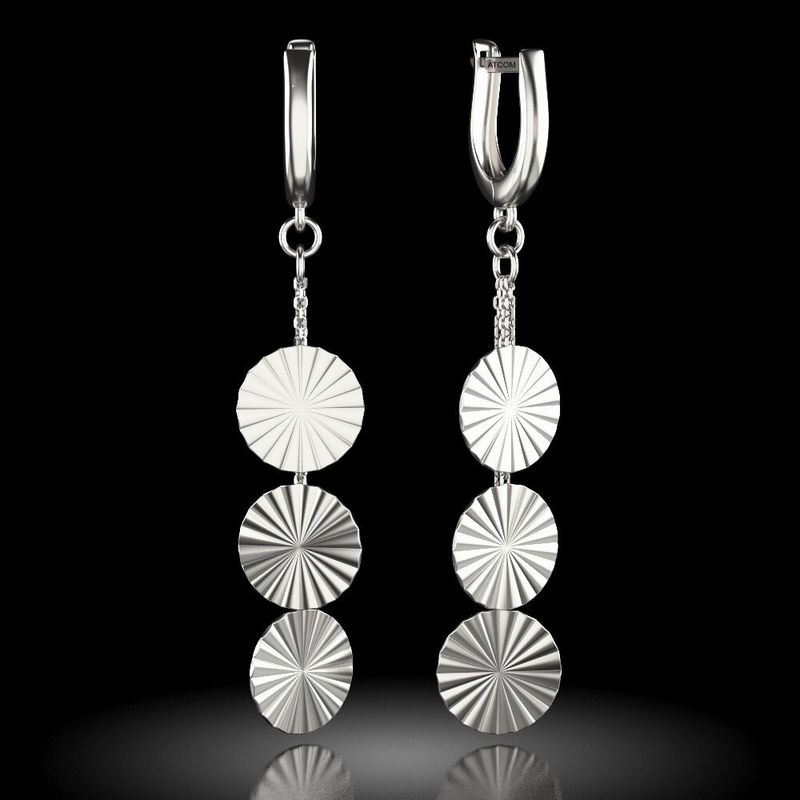 Fashion, accesorii si bijuterii - Femei - Bijuterii femei - Cercei femei - Cercei din argint model 33 - Infinity.ro