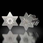 Fashion, accesorii si bijuterii - Femei - Bijuterii femei - Cercei femei - Cercei din argint model Steluta norocoasa - Infinity.ro