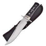 Casa si Gradina - Bucatarie si vesela - Vesela si tacamuri - Cutite si seturi de cutite - Set Cutit de vanatoare ,Tang Hunter , 28 cm si Nunceag 31 cm , IdeallStore® , teaca inclusa - Infinity.ro