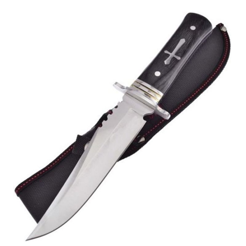 Casa si Gradina - Bucatarie si vesela - Vesela si tacamuri - Cutite si seturi de cutite - Set Cutit de vanatoare ,Tang Hunter , 28 cm si Nunceag 31 cm , IdeallStore® , teaca inclusa - Infinity.ro