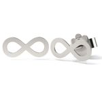Fashion, accesorii si bijuterii - Femei - Bijuterii femei - Cercei femei - Cercei din argint model Infinit - Infinity.ro