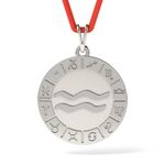Fashion, accesorii si bijuterii - Femei - Bijuterii femei - Pandantive femei - Pandantiv din argint cu snur model Aquarius - Infinity.ro