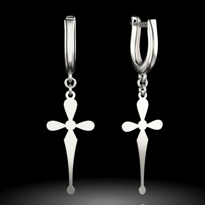 Fashion, accesorii si bijuterii - Femei - Bijuterii femei - Cercei femei - Cercei din argint model 22 - Infinity.ro