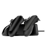 PC, gaming si accesorii - Gaming - Accesorii gaming - Controlere, Volane si Casti gaming - Stand de Incarcare Dubla Velixo®, 2 x Controller, Compatibilitate PlayStation PS4, Slim, Pro - Infinity.ro