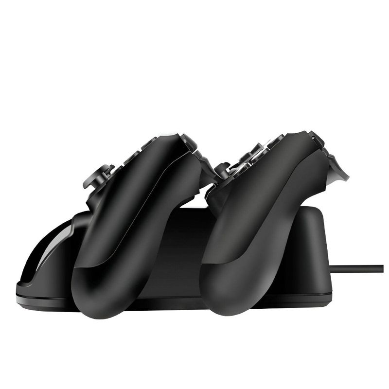 PC, gaming si accesorii - Gaming - Accesorii gaming - Controlere, Volane si Casti gaming - Stand de Incarcare Dubla Velixo®, 2 x Controller, Compatibilitate PlayStation PS4, Slim, Pro - Infinity.ro