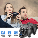 PC, gaming si accesorii - Gaming - Accesorii gaming - Controlere, Volane si Casti gaming - Stand de Incarcare Dubla Velixo®, 2 x Controller, Compatibilitate PlayStation PS4, Slim, Pro - Infinity.ro