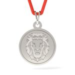 Fashion, accesorii si bijuterii - Femei - Bijuterii femei - Pandantive femei - Pandantiv din argint cu snur model Leu - Infinity.ro