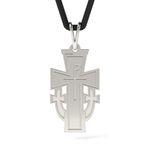 Fashion, accesorii si bijuterii - Femei - Bijuterii femei - Pandantive femei - Pandantiv din argint cu snur model Ortodox 20 - Infinity.ro