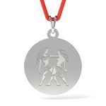 Fashion, accesorii si bijuterii - Femei - Bijuterii femei - Pandantive femei - Pandantiv din argint cu snur model Gemeni - Infinity.ro