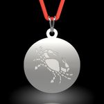 Fashion, accesorii si bijuterii - Femei - Bijuterii femei - Pandantive femei - Pandantiv din argint cu snur model Rac - Infinity.ro