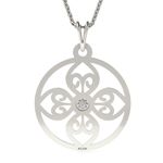 Fashion, accesorii si bijuterii - Femei - Bijuterii femei - Coliere femei - Lantisor cu pandantiv din argint model 64 - Infinity.ro