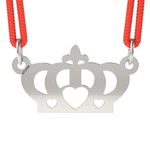 Fashion, accesorii si bijuterii - Femei - Bijuterii femei - Pandantive femei - Pandantiv din argint model Coronita cu inimioara - Infinity.ro
