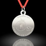 Fashion, accesorii si bijuterii - Femei - Bijuterii femei - Pandantive femei - Pandantiv din argint cu snur model Prieten de nadejde - Infinity.ro