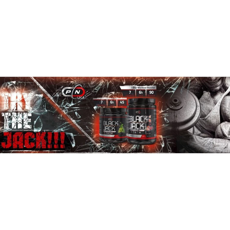 Ingrijire personala si Cosmetice - Sanatate si wellness - Suplimente alimentare - Vitamine si minerale - Pure Nutrition USA Black Jack 375 grame, Oxid Nitric Puternic - Infinity.ro