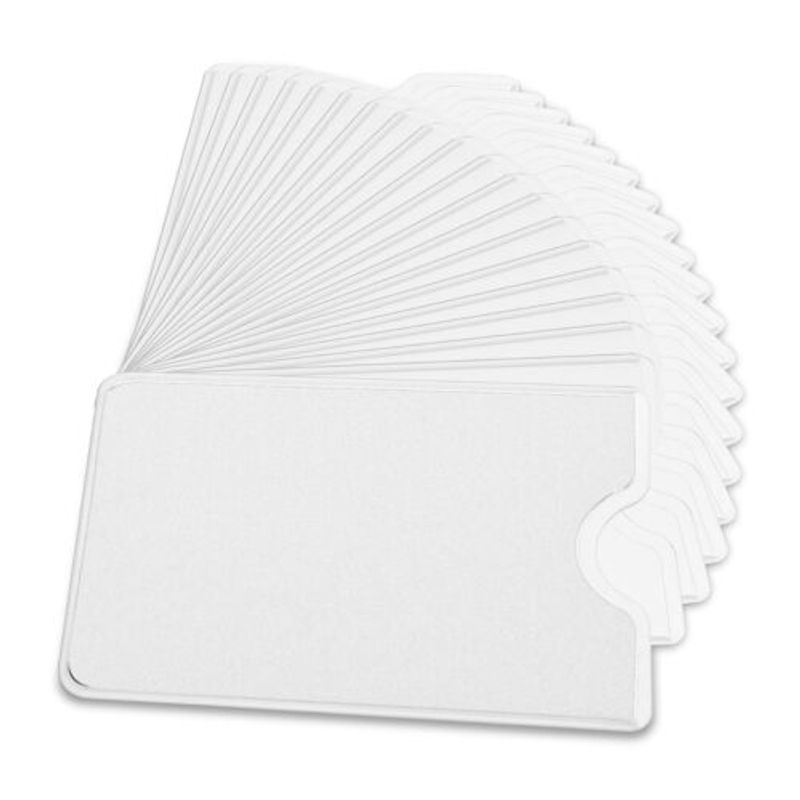Carti si Birotica - Birotica - Accesorii de birou - Accesorii arhivare - Set 20 Huse pentru carduri bancare, Kwmobile, Transparent, Plastic, 48141.74 - Infinity.ro