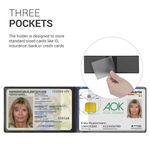 Carti si Birotica - Birotica - Accesorii de birou - Accesorii arhivare - Husa pentru certificatul international de vaccinare si pasaport, Kwmobile, Negru, Piele ecologica, 54010.01 - Infinity.ro