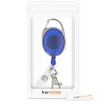 Carti si Birotica - Rechizite - Alte accesorii scolare - Set 2 Brelocuri retractabile pentru insigne, Kwmobile, Albastru, Plastic, 49433.04 - Infinity.ro