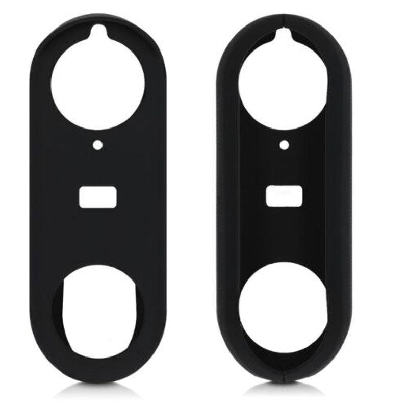 Laptop, Telefoane si Tablete - Telefoane mobile si accesorii - Accesorii Telefoane - Huse telefoane - Husa de protectie pentru Nest Hello Video Doorbell, Kwmobile, Negru, Silicon, 48246.01 - Infinity.ro