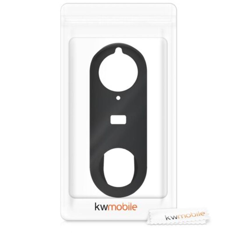 Laptop, Telefoane si Tablete - Telefoane mobile si accesorii - Accesorii Telefoane - Huse telefoane - Husa de protectie pentru Nest Hello Video Doorbell, Kwmobile, Negru, Silicon, 48246.01 - Infinity.ro